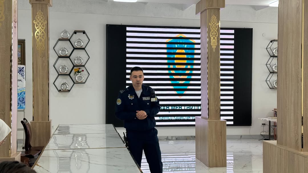 Бопай ханым жоғары медициналық колледжі-нде «Заң және тәртіп» тақырыбында кездесу өтті.